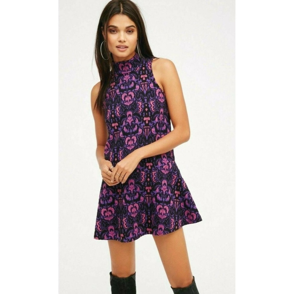 Purple and Pink Free People Dress